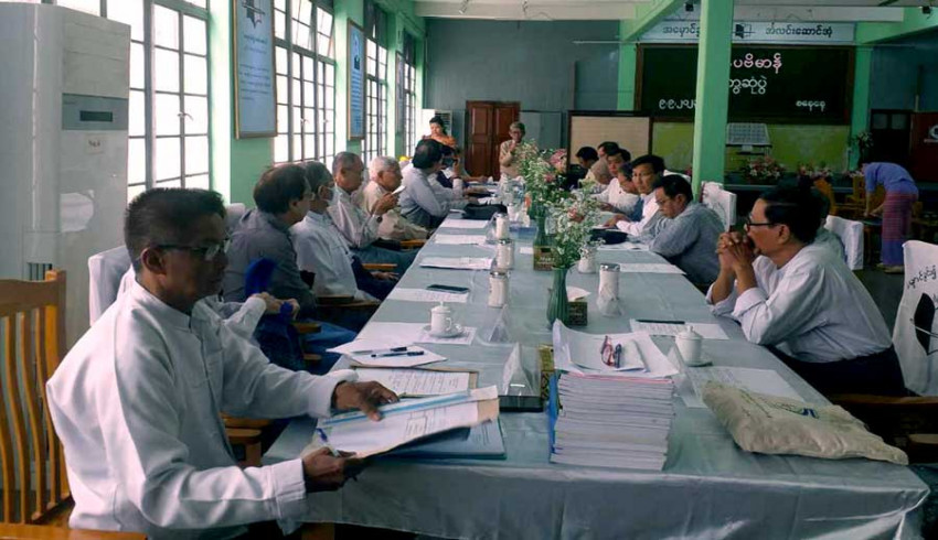 ၂၀၂၂ ခုနှစ်အတွက် စာပေဗိမာန်စာမူဆု စိစစ်ရွေးချယ်ရေးအဖွဲ့ဝင်များနှင့် အမျိုးသားစာပေဆု စိစစ်ရွေးချယ်ရေးအဖွဲ့ဝင်များ၏ ဆုရွေးချယ်ရေးဆိုင်ရာ အပြီးသတ်အစည်းအဝေး ကျင်းပ