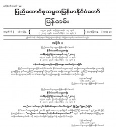 မြန်မာနိုင်ငံတော်ပြန်တမ်း အတွဲ (၇၀)၊ အမှတ် (၆)၊ ၂၀၁၇ ခုနှစ် ဖေဖော်ဝါရီလ ၁၀ ရက်ထုတ် စာစောင်ကို စာပေဗိမာန် စာအုပ် အရောင်းဆိုင်တွင် ဝယ်ယူရရှိနိုင်ပြီ