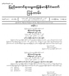 မြန်မာနိုင်ငံတော်ပြန်တမ်း အတွဲ (၇၀)၊ အမှတ် (၄၀)၊ ၂၀၁၇ ခုနှစ် အောက်တိုဘာလ ၆ ရက်ထုတ် စာစောင်ကို စာပေဗိမာန်စာအုပ် အရောင်းဆိုင်တွင် ဝယ်ယူရရှိနိုင်ပြီ